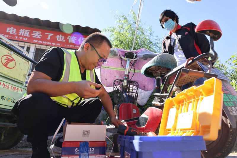 唐山在全省率先开展电动车电瓶实名登记备案